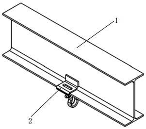 一种起重挂钩与H型梁的连接结构的制作方法