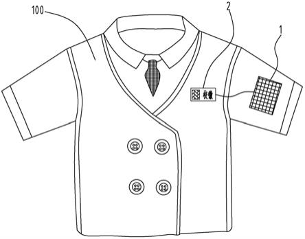 一种能够定位验证学生身份的智能校服的制作方法