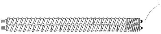 一种膨化机双螺杆结构的制作方法