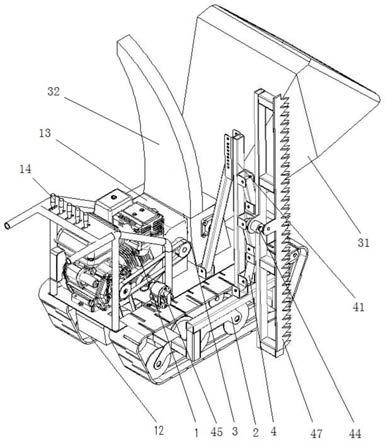 一种自走式粉碎剪枝装置的制作方法