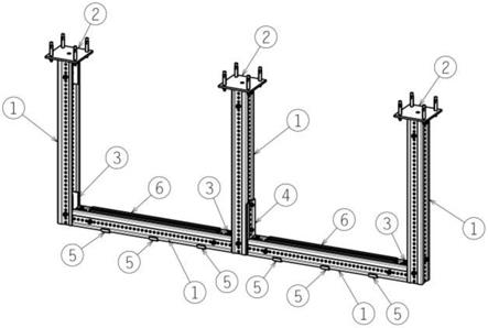 一种新型SR系列重型机电管线支吊架系统的制作方法