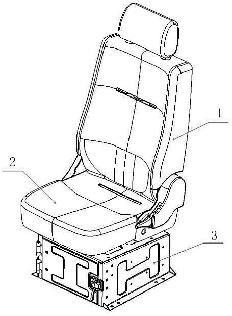 一种带储物箱的汽车座椅的制作方法