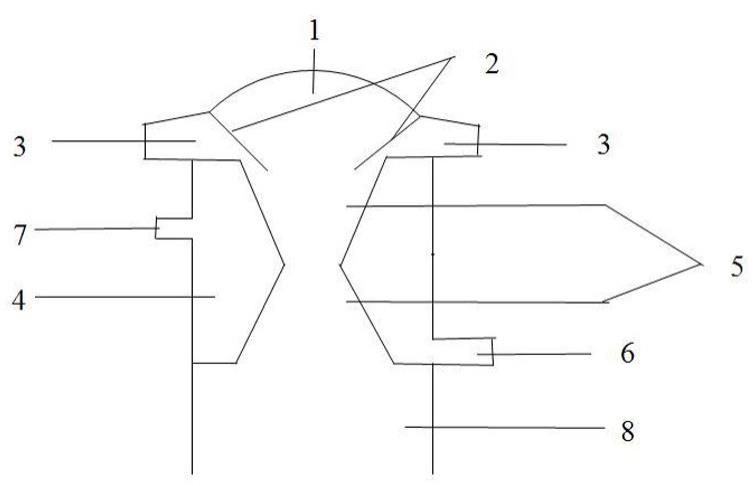 一种防喷溅回流盖的制作方法