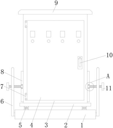 一种供配电设备柜的底座滑轨结构的制作方法
