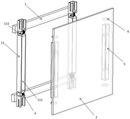 一种玻璃幕墙结构及其施工方法与流程