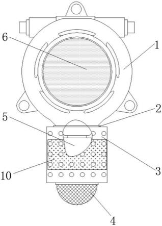 一种气体检测仪用探头保护装置的制作方法