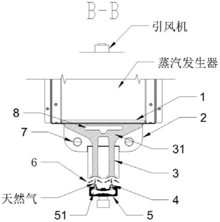 一种低氮水冷预混燃烧器的制作方法