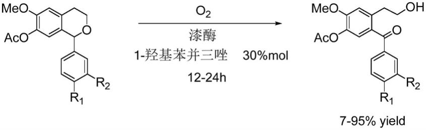 一种催化氧化异色满制备2-羟乙基苯基酮的方法与流程