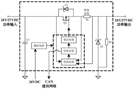 一种船用低压大功率直流智能配电模块及其控制策略的制作方法