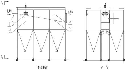 一种单阀板密封风自动开启关闭除尘器旁路阀门的制作方法