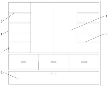 风格可调型展示书柜的制作方法