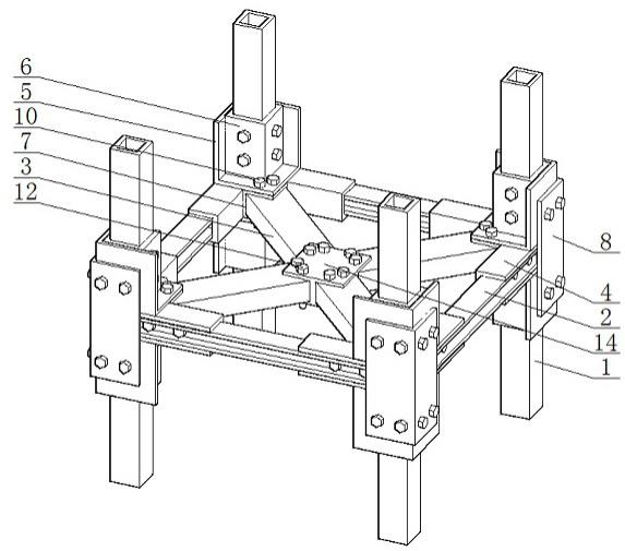 一种装配式建筑钢结构及其辅助件的制作方法