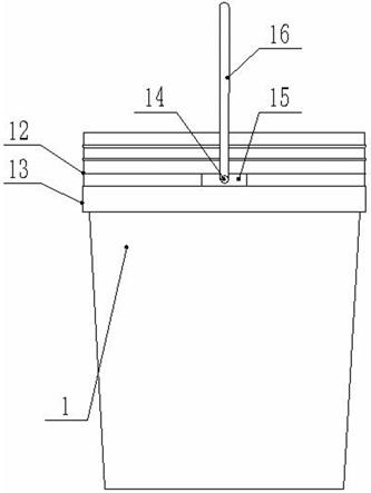 一种新型带扣手塑料桶的制作方法