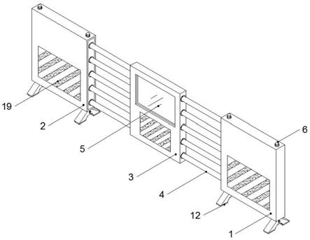 一种绿化建筑施工护栏的制作方法