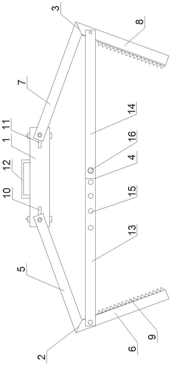 一种搬运砌块用防脱落夹具的制作方法