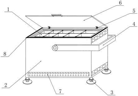 一种建筑工程质量检测工具箱的制作方法