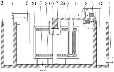 一种具有重金属回收处理装置的污水处理装置及其处理方法与流程