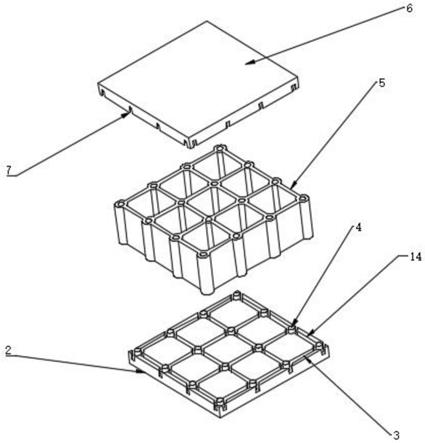 箱内空间分割固定结构的制作方法