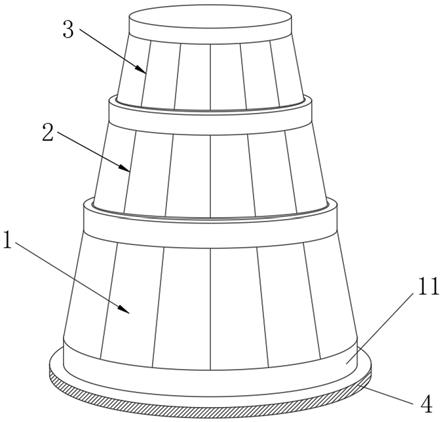 一种具有层叠式架构的消音器的制作方法