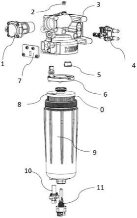 一种集成型多功能燃油滤清器的制作方法