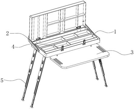 一种公路工程管理用工具箱的制作方法