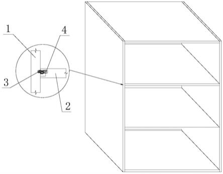 家具柜隐藏式拆装系统的制作方法