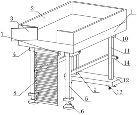 一种建筑工地用脚手架的制作方法