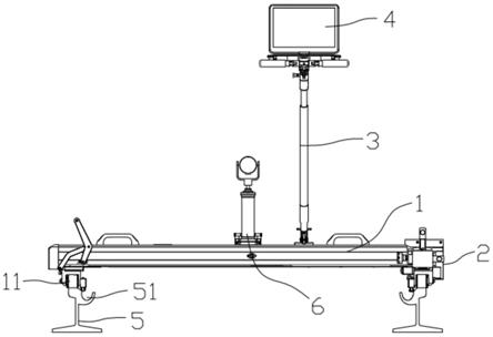 槽轨轨道测量仪的制作方法