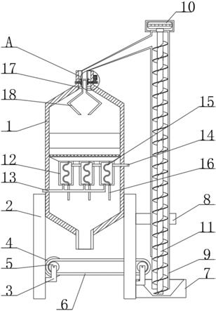 一种可高效回收废热的再生砂用逆流热交换器的制作方法