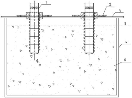 一种设备基础地脚螺栓预留孔的应用结构的制作方法