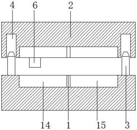 一种双色模具旋转防滑块移位机构的制作方法