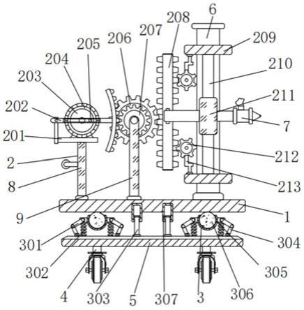 一种安全性高的建筑外墙漆料均匀喷涂设备的制作方法