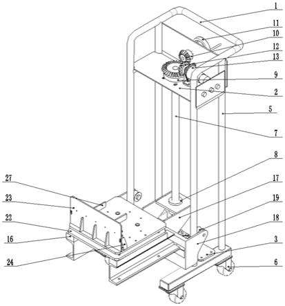 一种用于12kV开关柜流变安装的专用升降车的制作方法