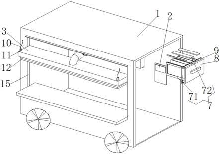 一种具有油烟处理功能的流动餐车的制作方法