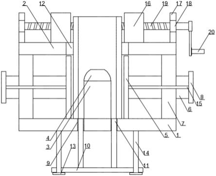 一种圆管变方管用模具的制作方法