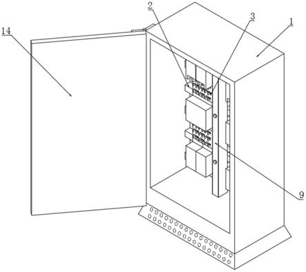 一种防止线缆弯折的防护型配电柜的制作方法