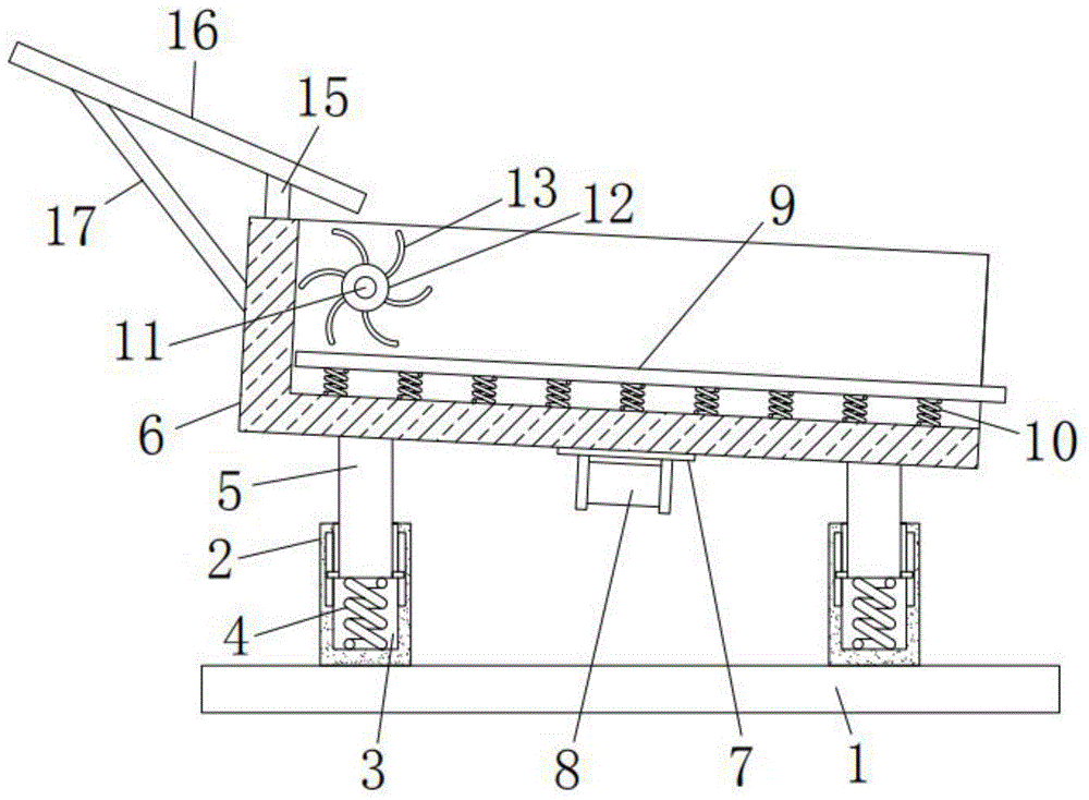 一种用于建筑垃圾混凝土再利用处理的振动卸料机的制作方法