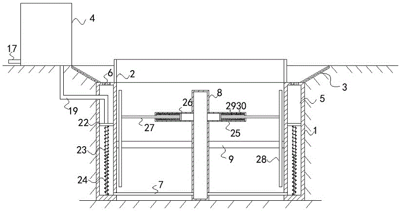 一种基坑内支撑结构的制作方法