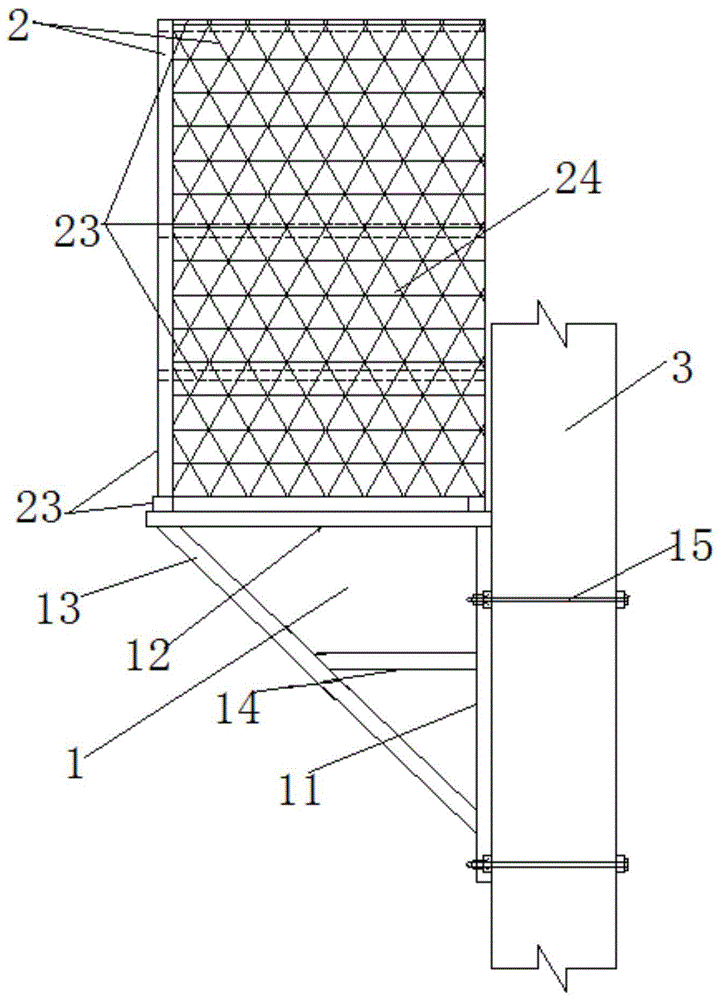 一种适用于装配式建筑塔吊附墙施工的定型挂笼的制作方法