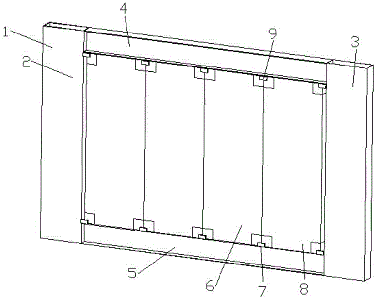 一种应用于装配式空腹排柱钢结构的低收缩抗裂型内隔墙的制作方法