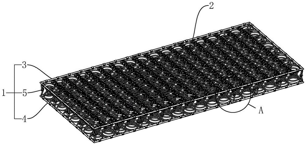一种弹簧垫芯及使用该弹簧垫芯的折叠床垫的制作方法