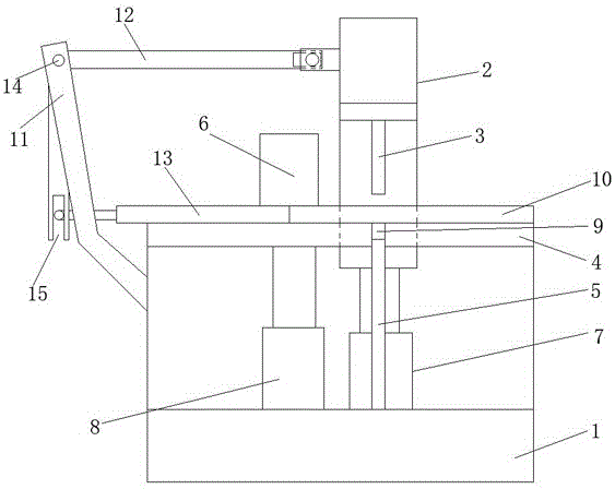 一种挤塑聚四氟乙烯自动上下料挤压成型机的制作方法