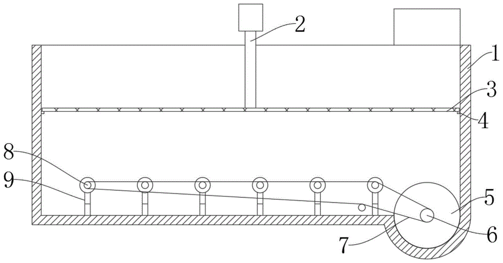 一种针对建筑工业废水沉淀池的清理结构的制作方法