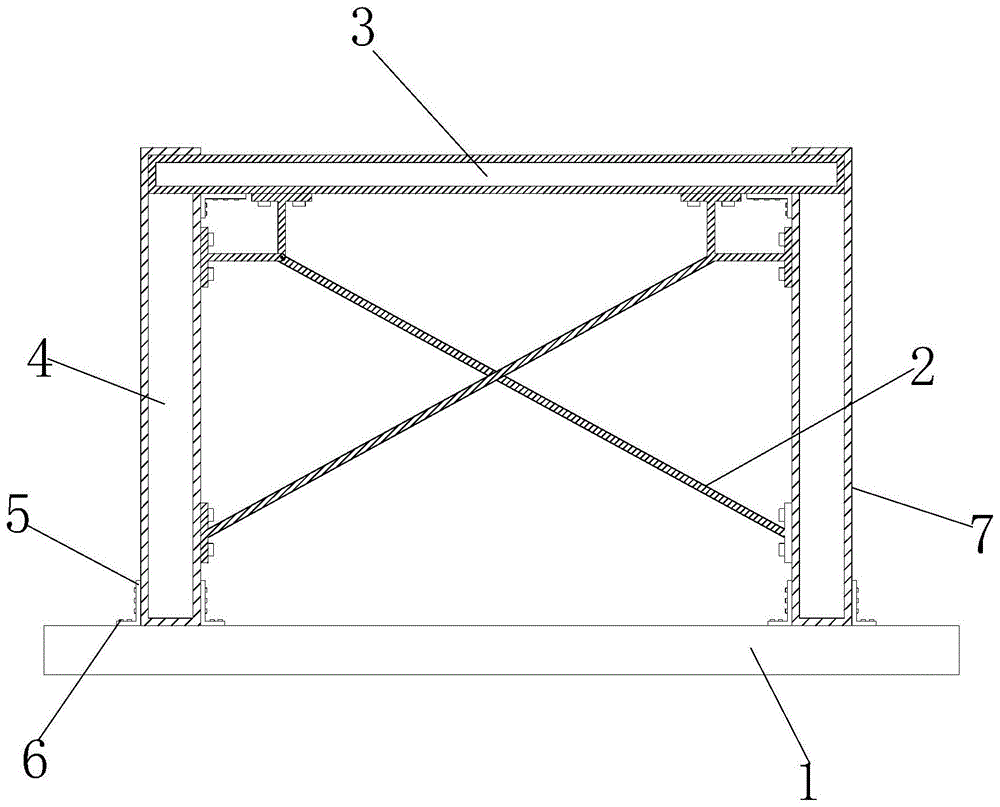 一种防滑型钢结构连接装置的制作方法