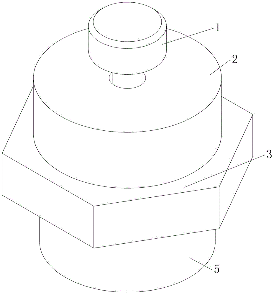 内六角孔的冲孔辅助装置的制作方法