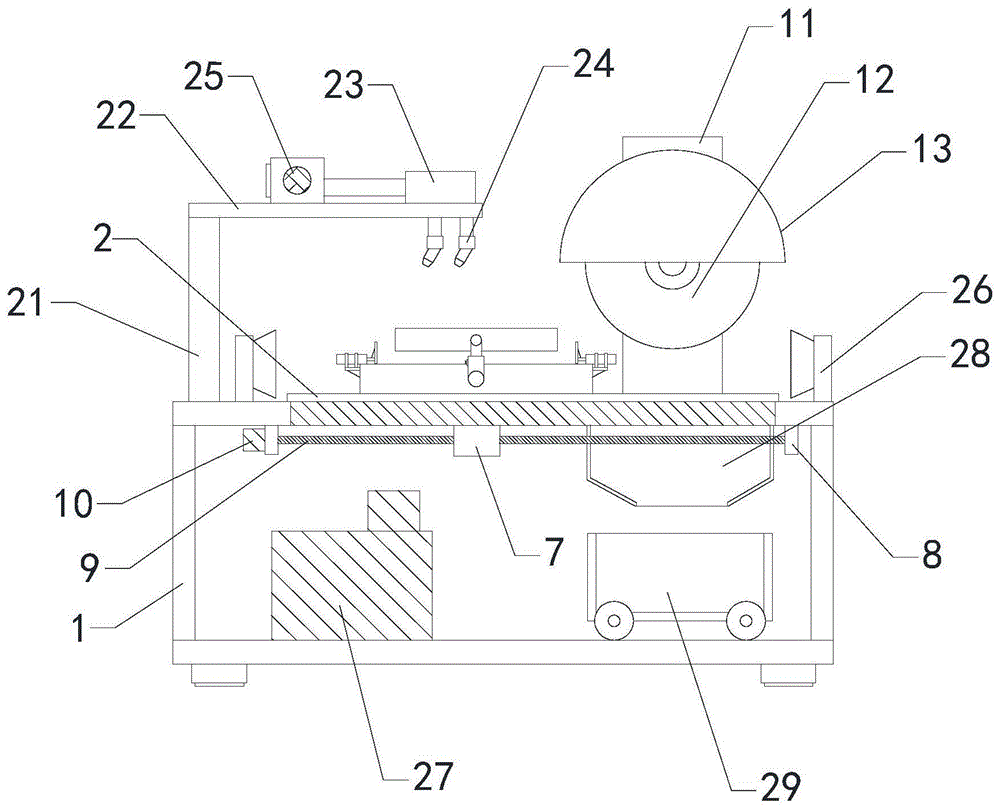 一种方形木料锯床的制作方法