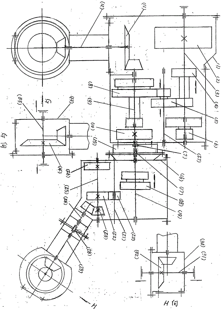 双向传动的多功能变速器的制作方法