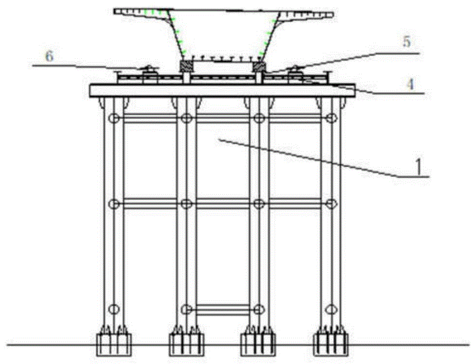 一种跨电气化铁路加宽桥梁上部结构拆除与重建的设备的制作方法