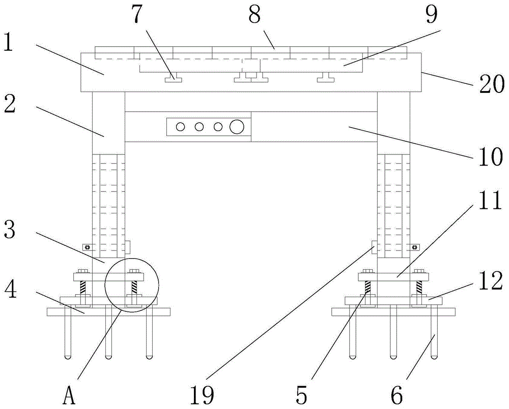 一种房建楼板混凝土浇筑作业台架的制作方法