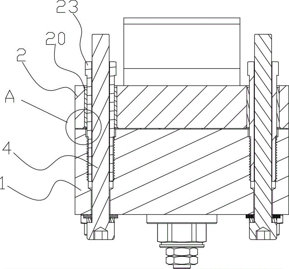 一种用于块式制动器衔铁运动的导向轴套结构的制作方法